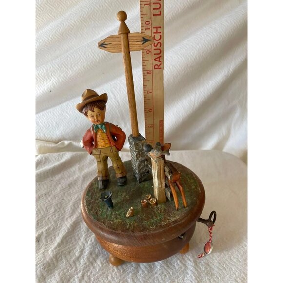 Vintage Genuine Thorens Swiss Music Work Music Box ''Happy Wanderer'' - Picture 2 of 16